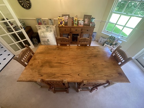 Solid oak farmhouse style - solid, farmhouse-style