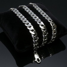 Silver 925 Curb Chain Necklace