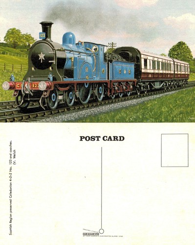 Vintage postcard caledonian - vintage,