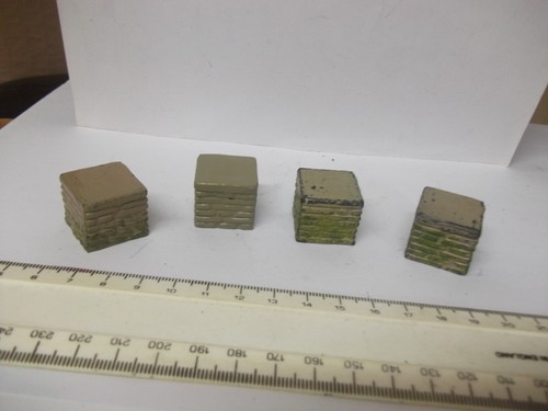 Britains lead garden pillars - lead,