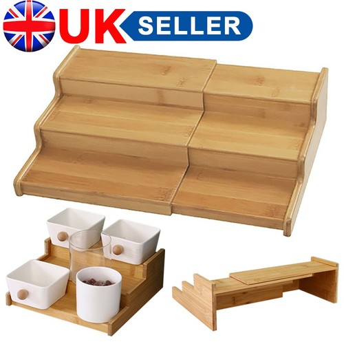 3tier wooden extendable shelf - wooden,