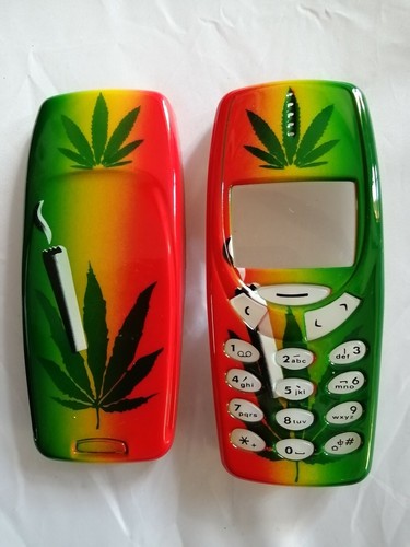 Glossy green ganja nokia - green, 3310