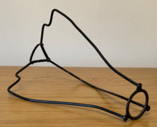 ART DECO METAL LAMP SHADE CARRIER HOLDER