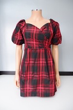 Zara Womens NEW Red TARTAN