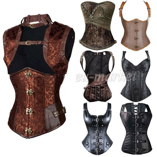 Women black gothic steampunk - women,