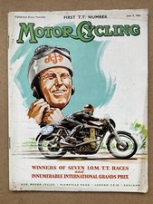 Motorcycling Magazine - 7 June 1956 - IOM TT Reports and photos, James Captain