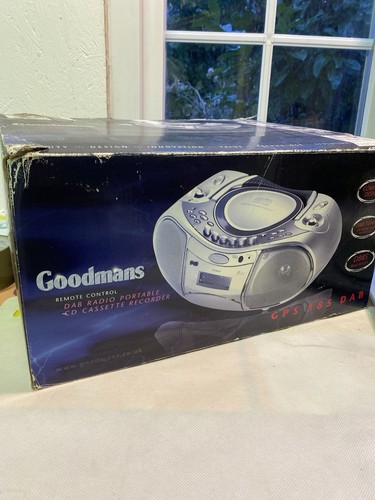 Goodmans tape dab radio - cd, dab/fm