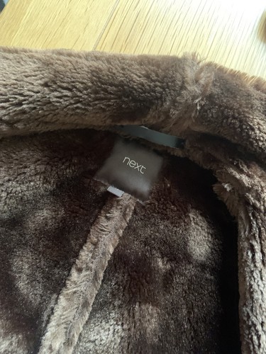 Brown faux suede - fur, shearling
