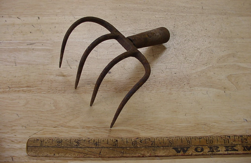 Antique iron tine farming - antique,