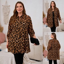 Plus Size Women Leopard Print