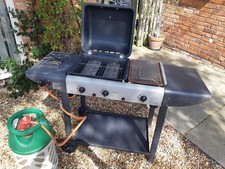 gas bbq with side burner  and