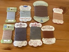 8 Vintage Wool & Nylon Mending