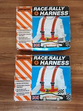Pair Of Vintage Securon Classic Car Race Rally Harnesses. New Boxed Red Restore