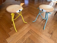 Pair of very Rare Phillip Grass “Companion” Stools