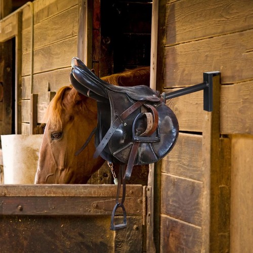 Horse saddle rack - rack, stand