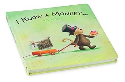 Jellycat know monkey book - know,