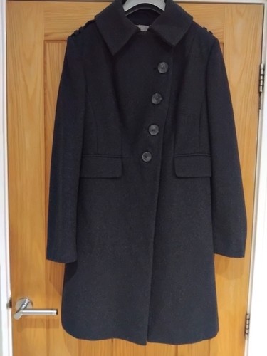 Ladies grey lined coat - grey,