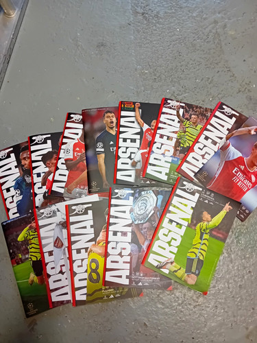 Arsenal matchday programmes - arsenal,