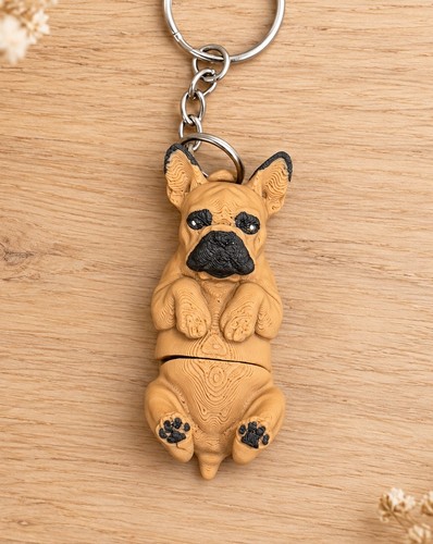 Brown french frenchie bull - /,