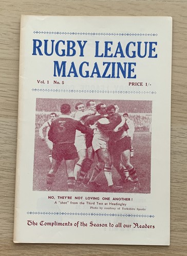 Rugby league magazine vol - rugby,