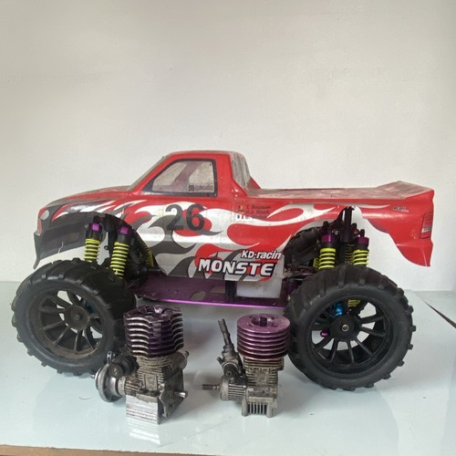 Monster truck with nitro - rc,