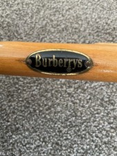 Burberry's Vintage Umbrella 320 Style Royal Cloth 1980's NEEDS TLC  