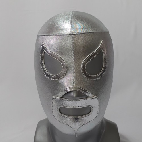 Silver wrestling mask luchador - silver,