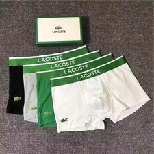 3PCS UKLACOSTE Men's Boxer Briefs COTTON STRETCH Mens Underwear M-2XL