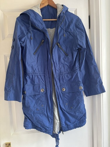 Indigo blue raincoat - blue,