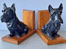 Vintage scottie dog bookends