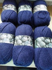 STYLECRAFT LIFE DK YARN  3 x 100 gram BALLS  NAVY  SAME SHADE/DYE 