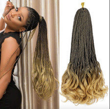 Curly braided crochet - curly,