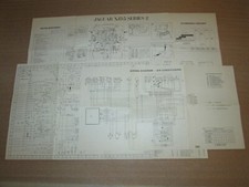 JAGUAR XJ12 FUEL INJECTION S2 COUPE & SALOON HANDBOOK MAINTENANACE CHART DIAGRAM