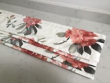 ROMAN BLIND Sanderson ‘Rhodera’ Coral, Grey - Width 115cm Drop 115cm, Lined