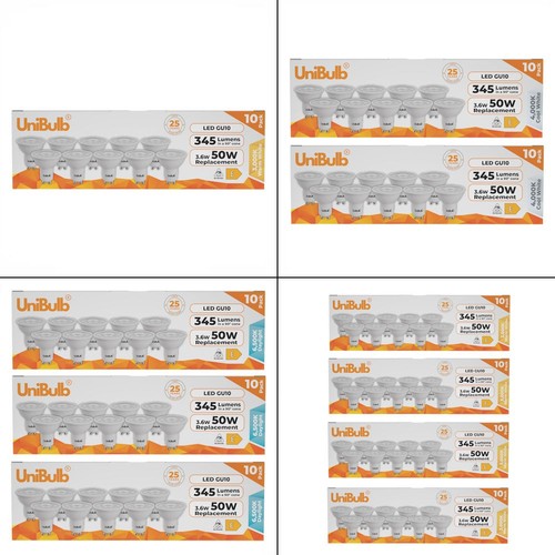 Unibulb led gu10 345lm 6w - unibulb, 3.6w