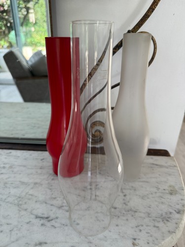 Oil lamp funnels chimneys - 3,