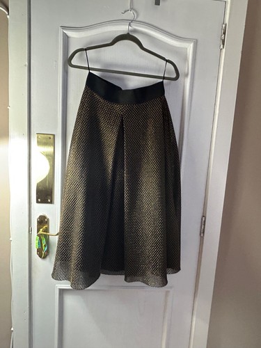 Line designer skirt gold - line,