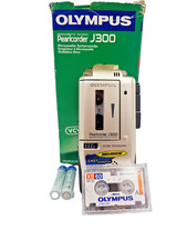Olympus J300 Pearlcorder MicroCassette Voice Recorder Dictaphone Dictation Micro