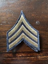 1x Pair WW2 US Army Sergeant Rank Chevron Patch 3 Stripe Originall