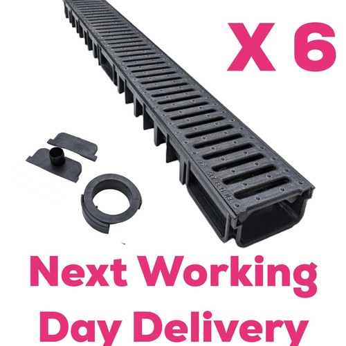 Shallow drainage channel 1m - 6,