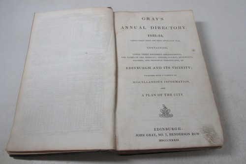 Gray annual directory - gray's,