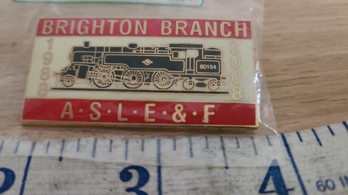 Brighton branch aslef enamel - brighton,