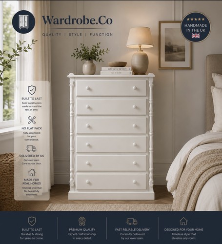 Handmade buckigham white - handmade,