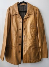 Men leather jacket vintage - men's,