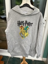 Harry Potter primark grey hoodie large 41-43" slight mark