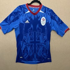 Team Gb England London 2012 Olympic Games Shirt Football Soccer  Adidas