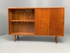 Vintage Teak Glazed Bookcase