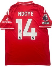 DAN NDOYE SIGNED NOTTINGHAM FOREST 2025/26 HOME SHIRT WITH PROOF 