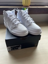 Jordan 1 Mid GS Triple White