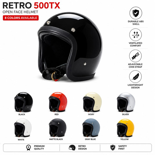 Retro 500tx open - face, helmet